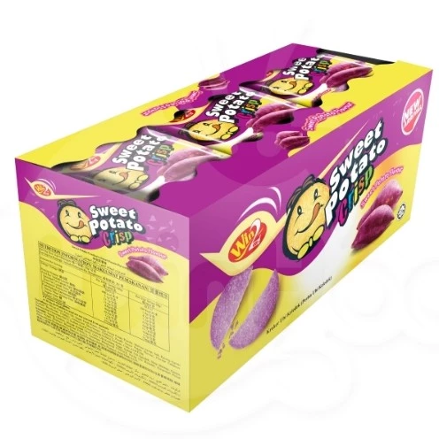 Win2 Baked Potato Crisp 20g x 30pcs - Healthy Halal Snack (Sweet Potato)