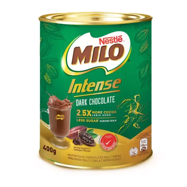 MILO® Intense Dark Chocolate 400g Tin (Halal)