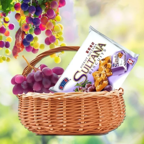 Hup Seng Kerk Sultana Biscuits 136g (5 sachets)